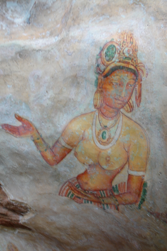   ,  1500 , , - (Antient fresks. In excellent condition, Sigiriya, Sri-Lanka)
